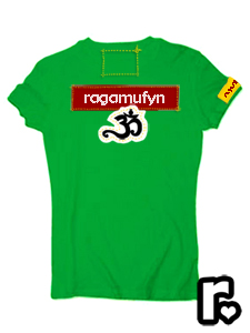 grass green and yellow custom made ragamufyn tee shirt with rasta lion of judah