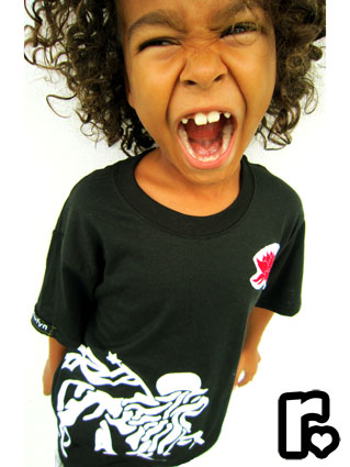 ragamufyn handmade kids tee shirt with rasta lion of judah